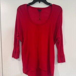Express Red Scoop Neck sweater